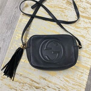 Gucci soho disco crossbody back (black)